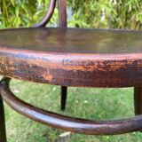 Viennese curved wood armchair JJ Kohn Bentwood