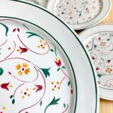 Dessert plates Creil Montereau 40's
