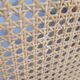 Vintage wicker claustra screen - 1950s