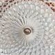 APPLIQUE Semi-Crystal Ceiling Light 1950s