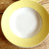 6 assiettes creuses en faïence - Orchies - Moulin des Loups
