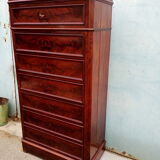 Semainier Louis Philippe mahogany