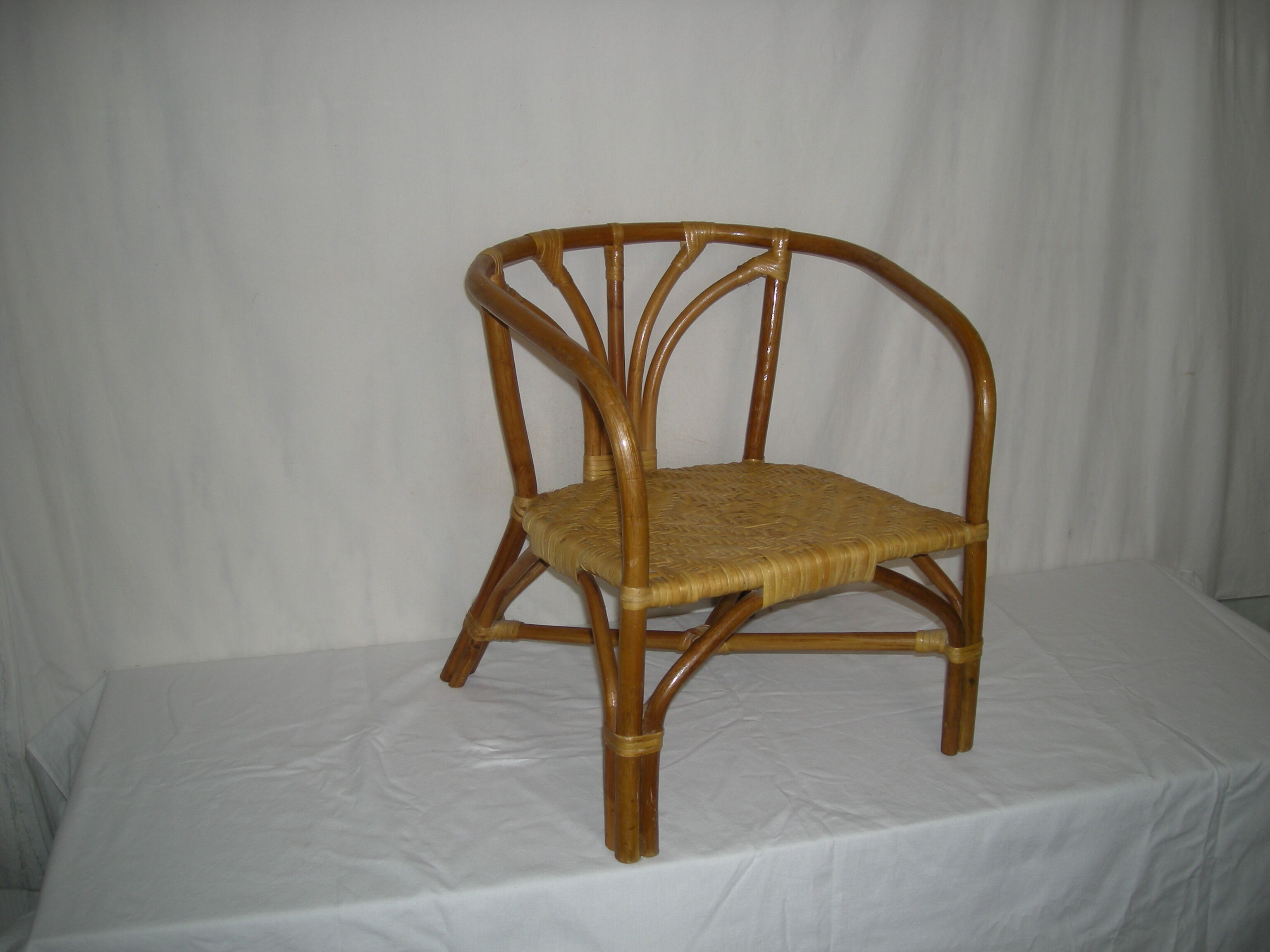 Rattan bamboo armchair child of the 50s - 60s