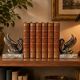 Serre-livres Art Déco Cygnes