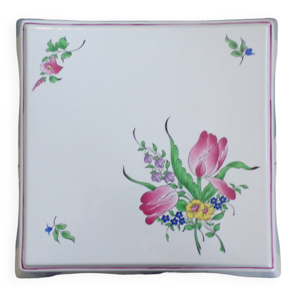 Dessous de plat Lunéville Kg décor réverbère