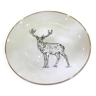 Small porcelain deer plate