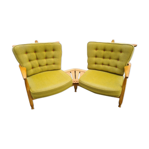 Banquette éventail vintage - guillerme chambron