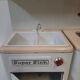 Miniature vintage toy kitchen