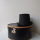 Black Suitcase for hats 60s.