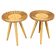 Pair of uluv rattan side tables by jan kalous, 1970s