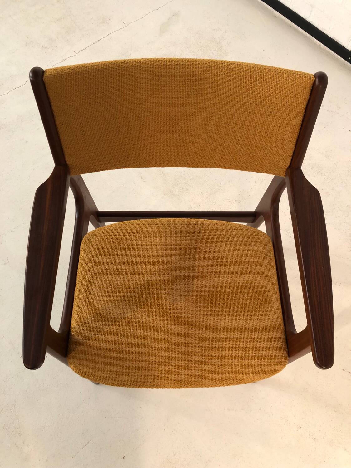 Scandinavian teak office armchair 1960