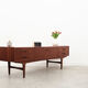 Teak lowboard, Danish design, 1960s, manufactured by Westergaards