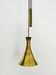 Adjustable Brass Pendant Lamp with Counterweight