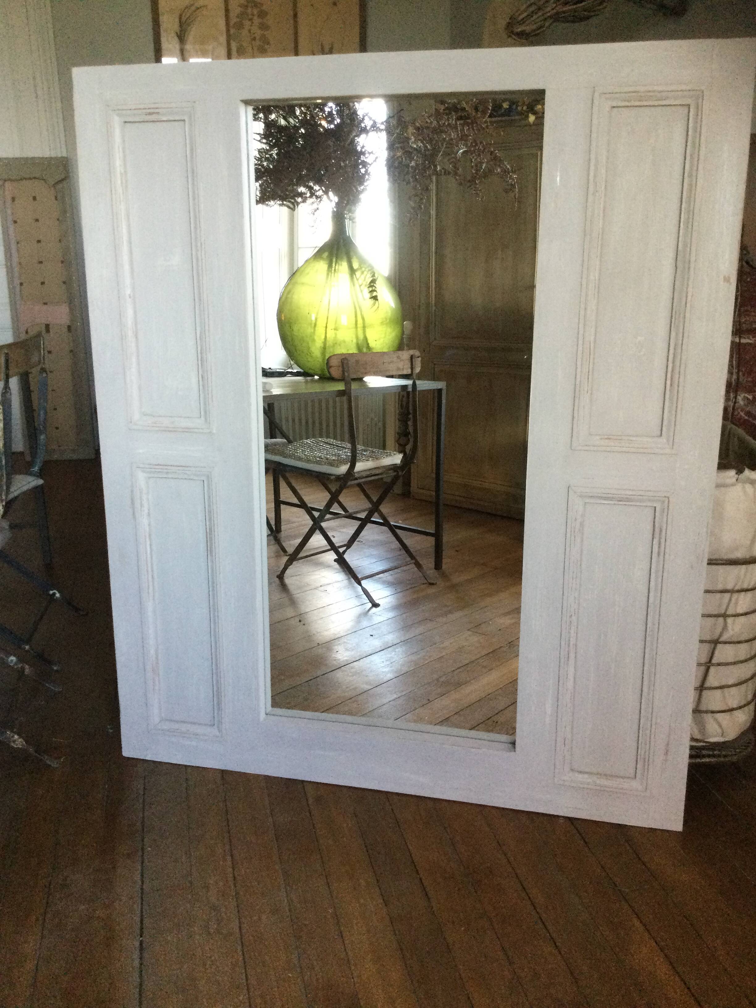 Large antique mirror