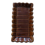 Vide poche en céramique marron