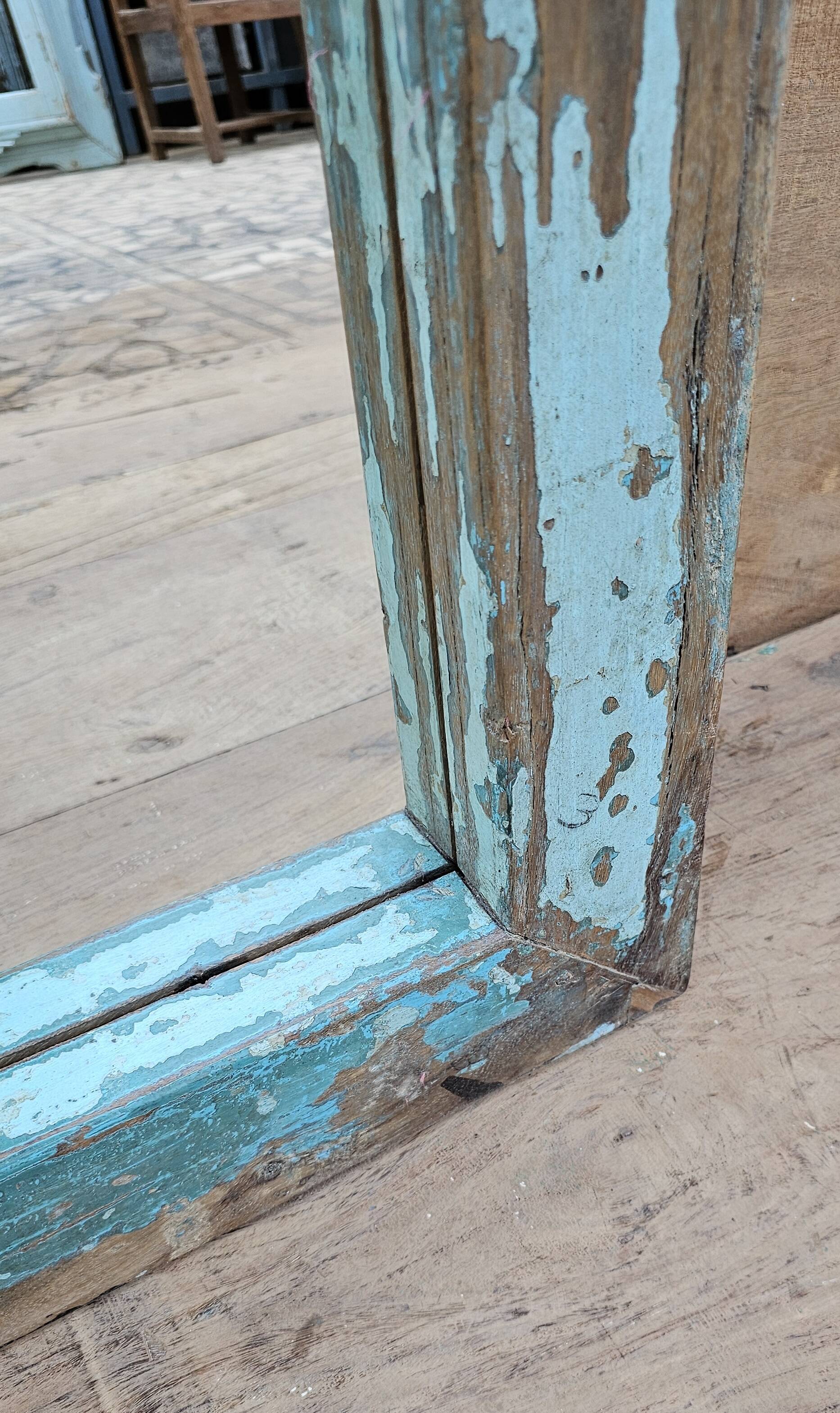 Teak mirror from Burma