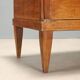 Commode Empire ancienne en noyer avec détails dorés, XIXe siècle