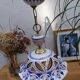 Vintage hand-painted earthenware suspension