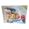 Still life painting fruits and vegetables