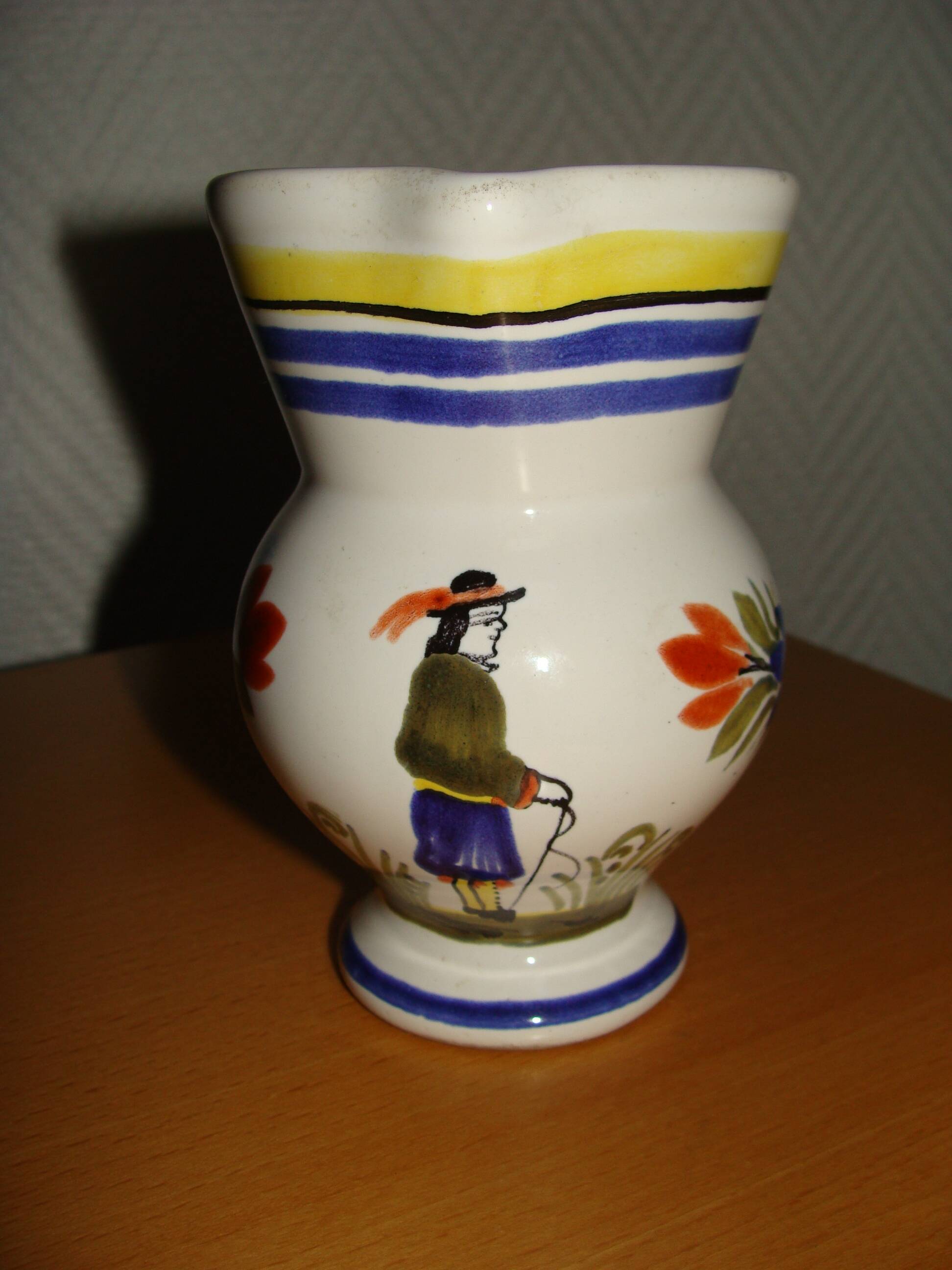 Henriot Quimper 50's pitcher