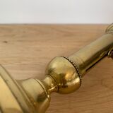 Brass pusher candle holder