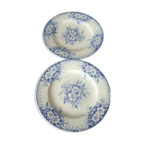 Set of 2 dessert plates