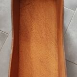 Old cradle or rocking bed for doll with bedding - Vintage