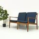 Danish Teak Lounge Sofa by Svend Aage Eriksen for Glostrup, 1960s