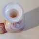 Murano's hand-blown glass carafe multilayered with its cap. 1960/1970.