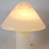 Table lamp, glass of Murano mushroom shape 80’s