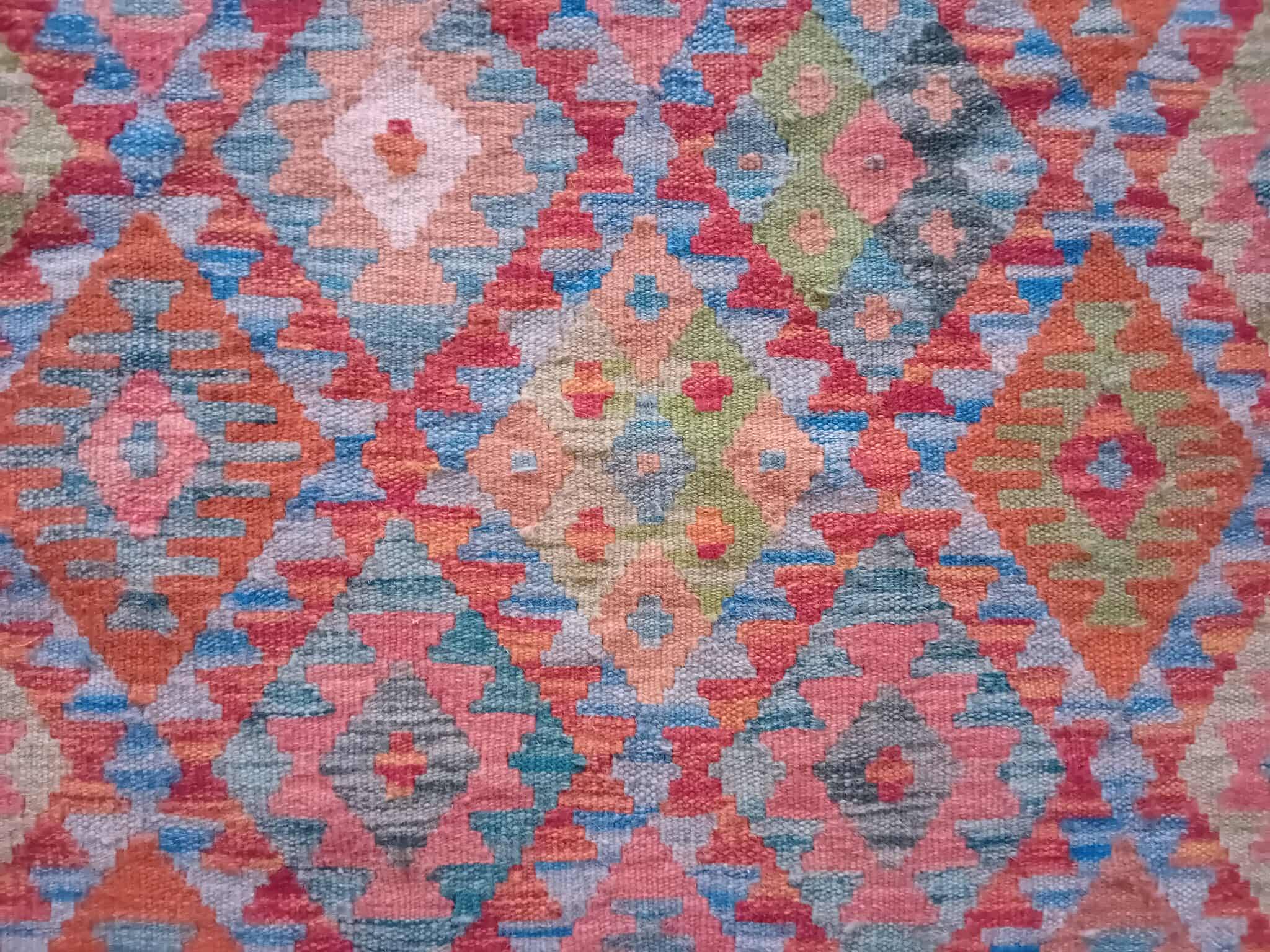 Handmade Afghan Kilim 19x121cm