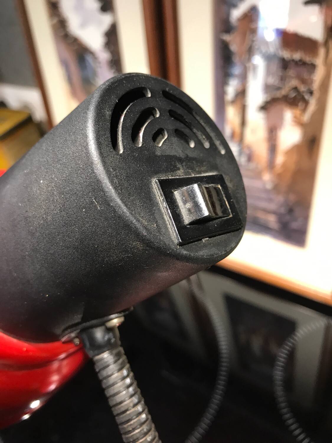 Massive 70s desk lamp