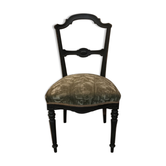 Black wooden chair