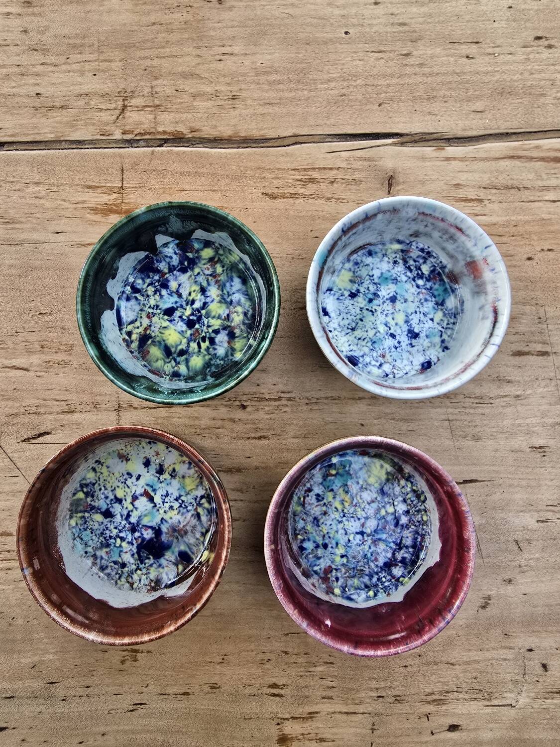 4 ramekins, handcrafted Morvan ceramics