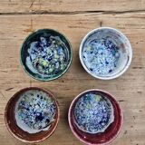 4 ramekins, handcrafted Morvan ceramics