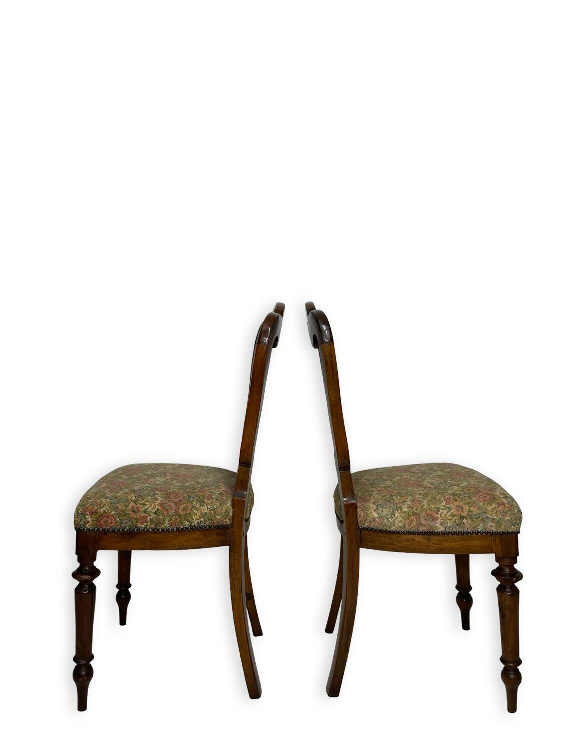 Ensemble de quatre chaises de style Umbertine