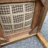 Tabouret style Louis XVI.tapisserie vintage