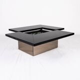 Table basse bar laquée Paul Michel pour Roche Bobois, France, 1980s