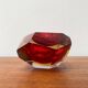 Vintage Italian Sommerso glass candlestick or ashtray