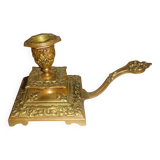 Bougeoir à main en bronze époque napoléon iii