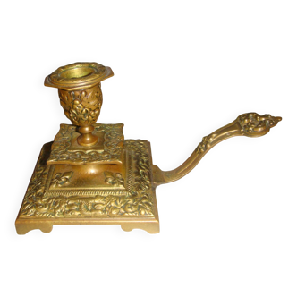 Napoleon iii period bronze hand candle holder