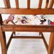 English style armchair in solid wood