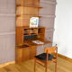 Wall system writing desk Poul Cadovius in teak 1960