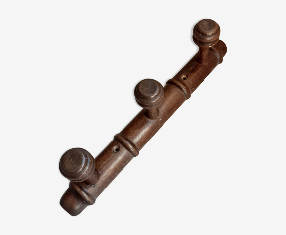 Coat rack 3 hooks in oak year 50