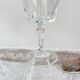 6 white wine glasses Cristal D'Arques model Versailles