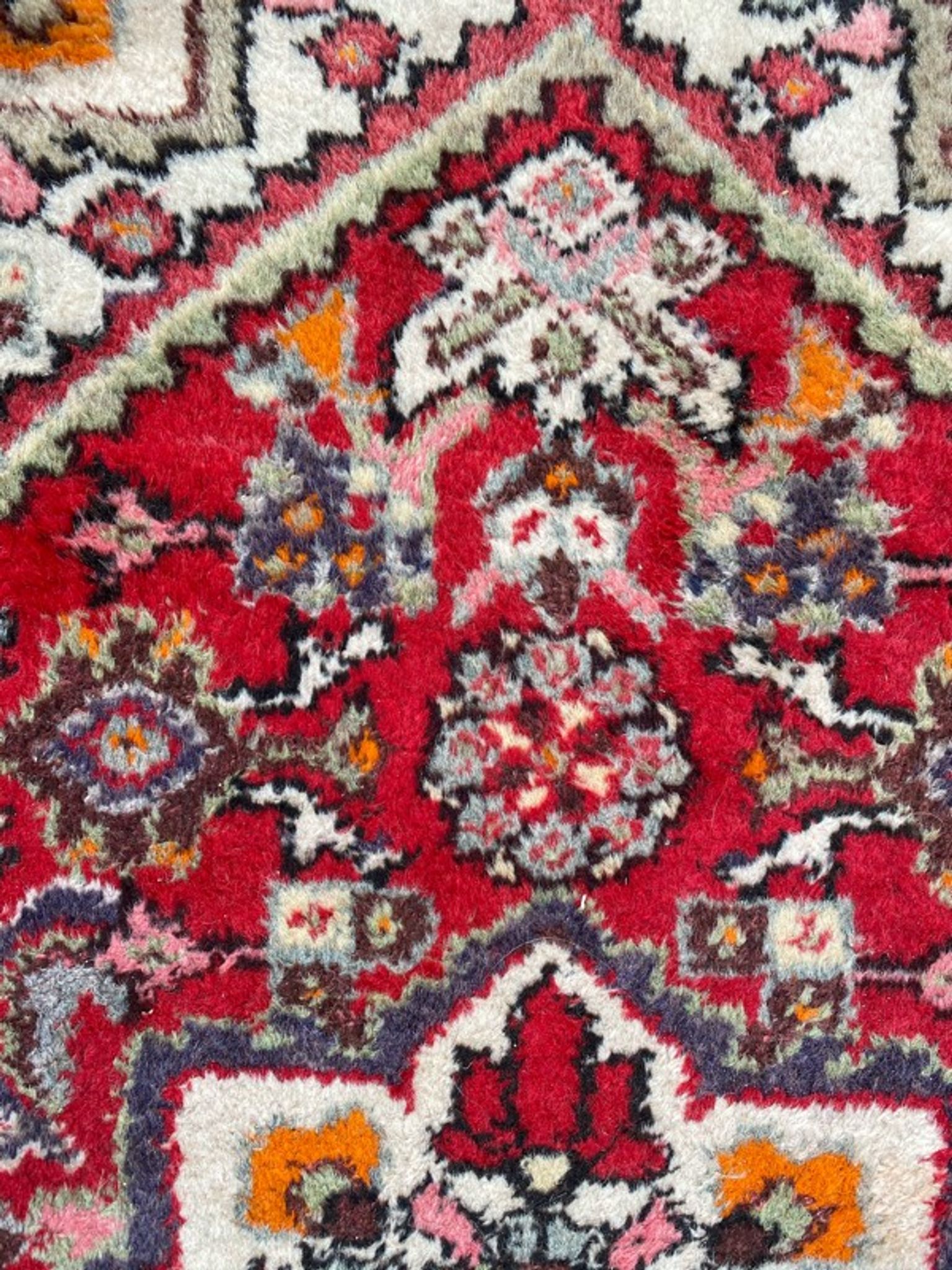 Old Persian carpet of Hamadan 75x119 cm