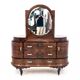 Coiffeuse - Commode Art Déco, Italie, années 1920. Après rénovation.