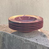 Set of 6 old soup plates