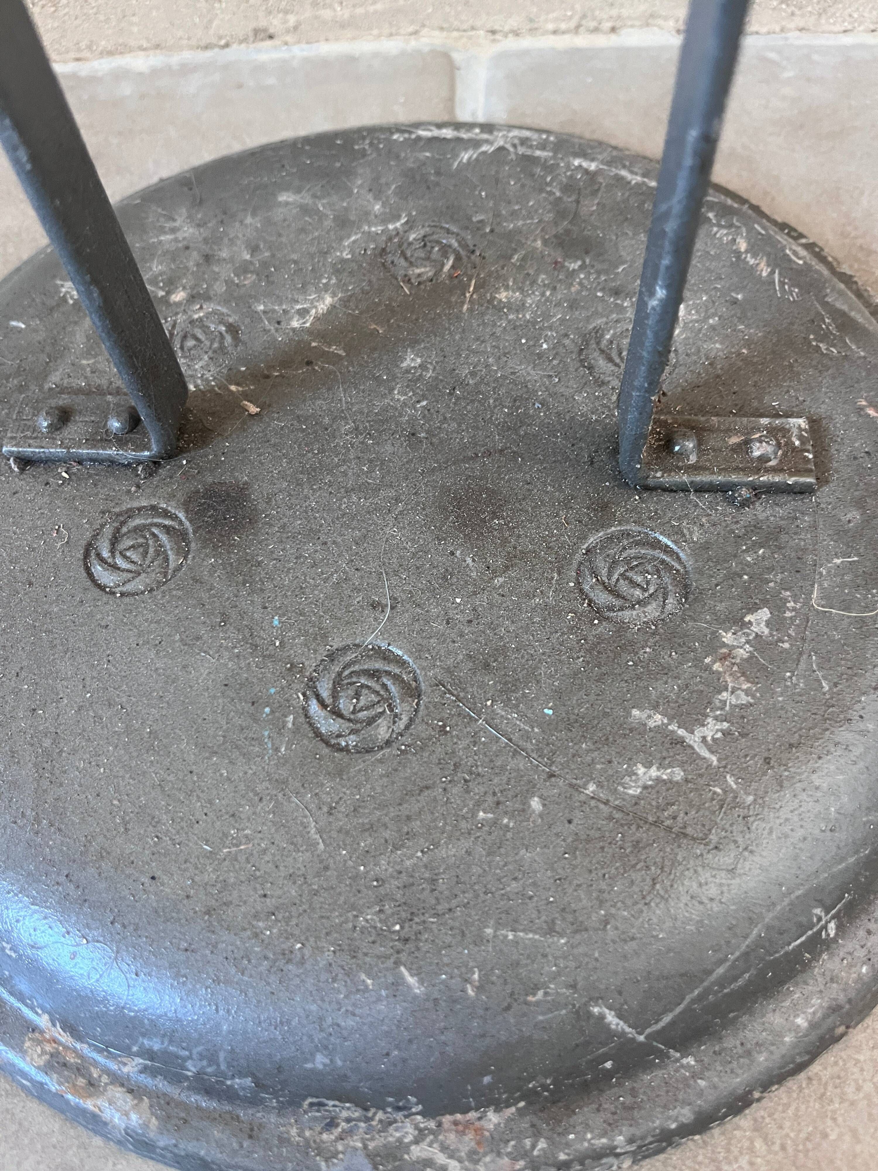 German smoker's accessory holder in wrought iron, 1916