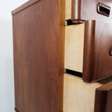 Chest of drawers in teak with four drawers, of Danish design, 1960s